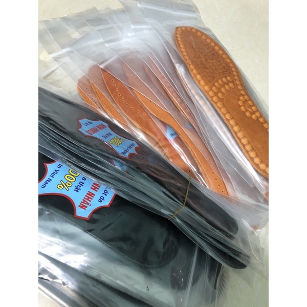 Lót giày nam da thật các loại