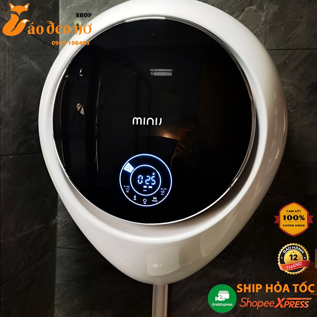 MÁY GIẶT TREO TƯỜNG MINIJ Có chế độ khử khuẩn- CHÍNH HÃNG XIAOMI Cáo đeo nơ
