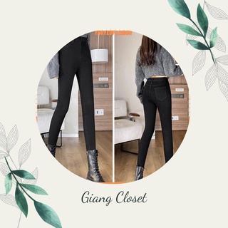 Quần skinny jeans nữ ôm bó sát màu đen