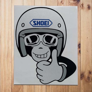 Nhãn Dán Mũ Bảo Hiểm Khỉ shoei