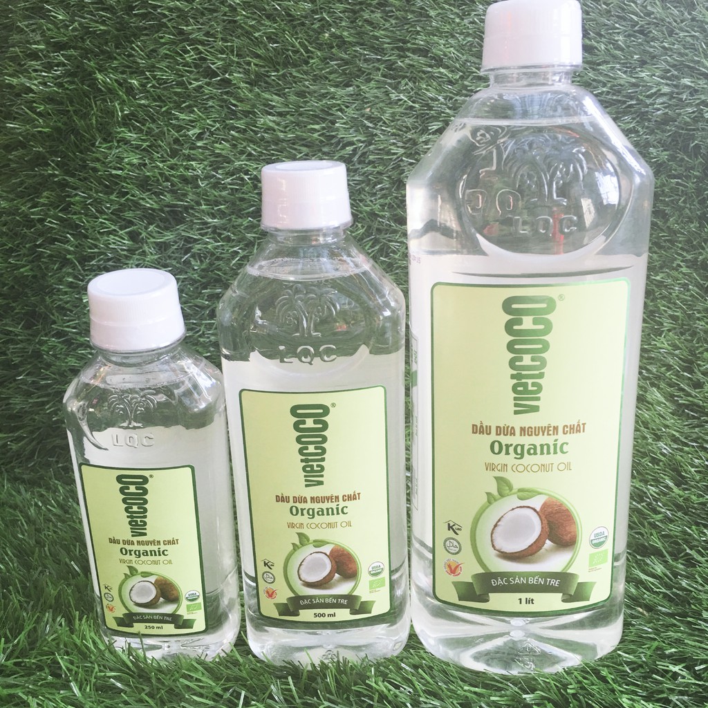 250ml - Dầu dừa nguyên chất Vietcoco Lương Quới.