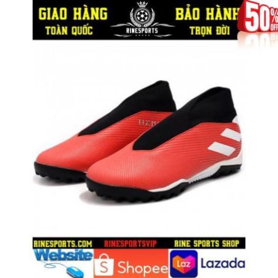 ️⚽ (HÀNG THAILAND) GIÀY BÓNG ĐÁ SÂN CỎ NHÂN TẠO 𝐀𝐝𝐢𝐝𝐚𝐬 Nemeziz đỏ CỔ CAO chéo.TF.CAM KẾT Y HÌNH-CAM KẾT HÀNG !, .