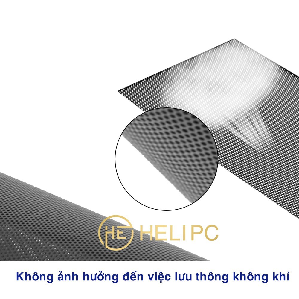 Tấm lưới chắn lọc bụi quạt máy tính kích thước 12x12cm - Lưới từ tính chắn bụi