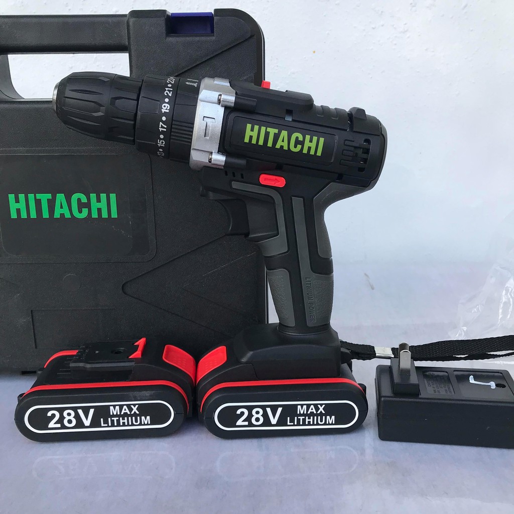 Máy khoan pin, máy khoan pin Hitachi 28V có búa