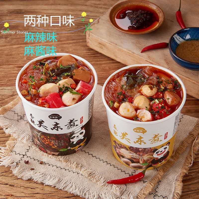 Lẩu cốc viên hải sản full topping, lẩu cốc ăn liền siêu tiện lợi, lẩu cốc Hongkong kèm miến ăn bao no | BigBuy360 - bigbuy360.vn