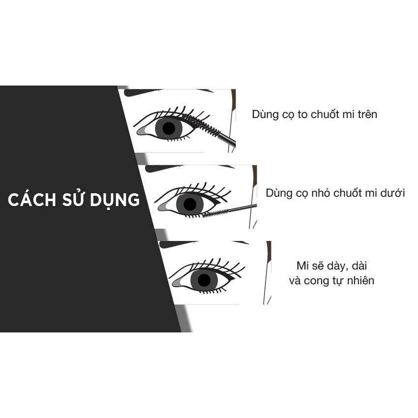 Mascara Nongchat 2 Đầu Browit Professional Duo Mascara 4 + 4g SEXY BLACK siêu chống nước