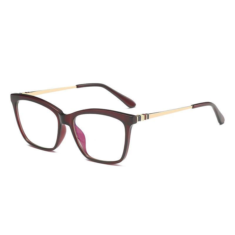 Mắt Kính Gọng Dẻo Chống Ánh Sáng Xanh TR90 Thời Trang Âu Mỹ Cho Nữ