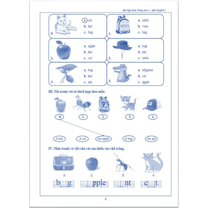 Sách - Bài Tập Tuần Tiếng Anh 1 - Chương trình mới