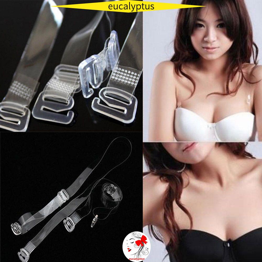 Dây Áo Ngực Trong Suốt 1.5CM Có Thể Tháo Rời Thời Trang Cho Nữ