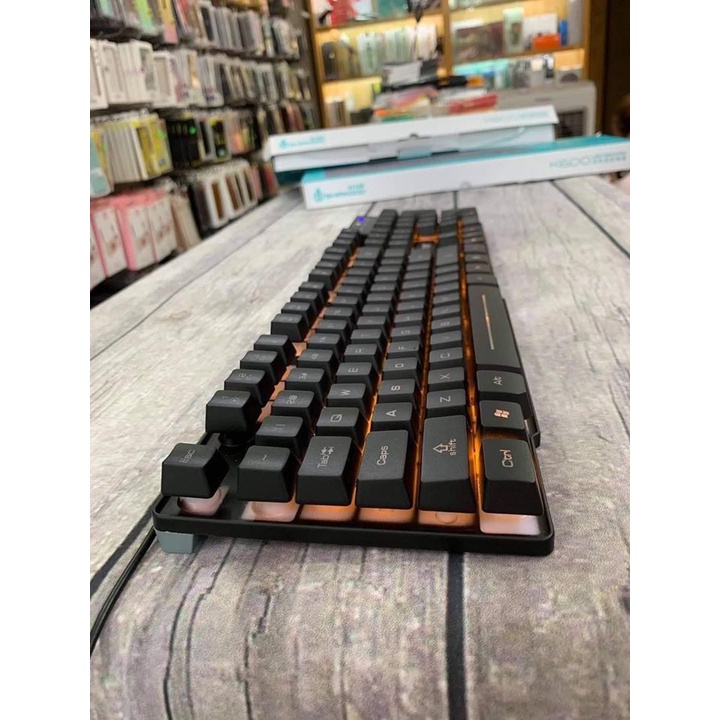 Keyboard - Bộ Bàn Phím Chuyên Game Fuhlen K900 KAW, Có đèn LED giả cơ Loại Xịn Chuyên Dụng Siêu Nhạy Dành cho Game Thủ