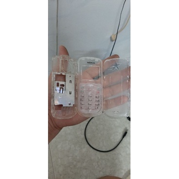 vỏ nokia 1202 trong suốt ( vỏ + phím )
