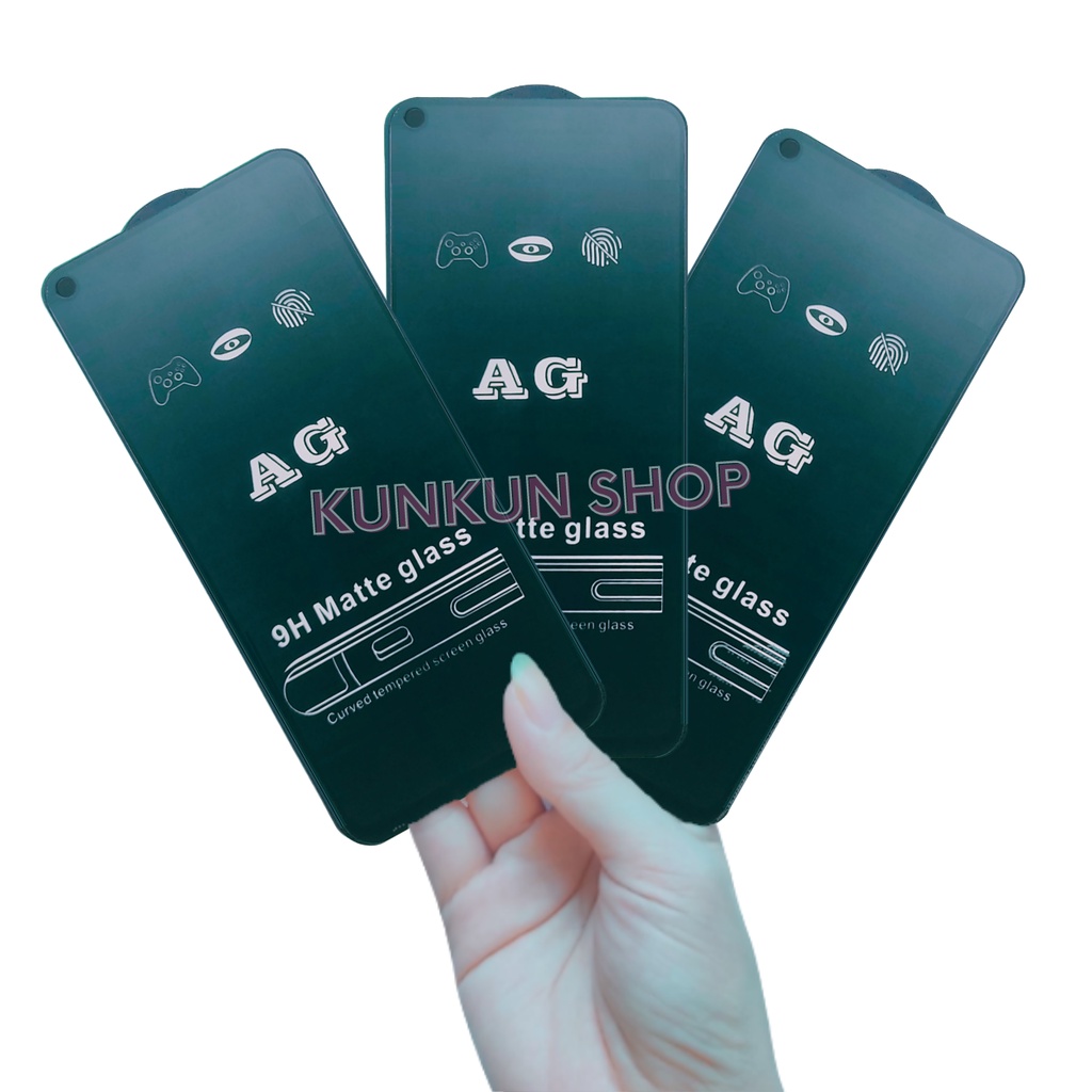 [AG Chống vân tay] Kính Cường Lực Xiaomi Mi 10T Pro - Full màn hình - Nhám chống mồ hôi tay - Vuốt siêu mượt