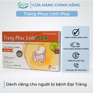 Tràng phục linh plus, hỗ trợ giảm các kích thích gây co thắt đại tràng, Hộp 20 viên