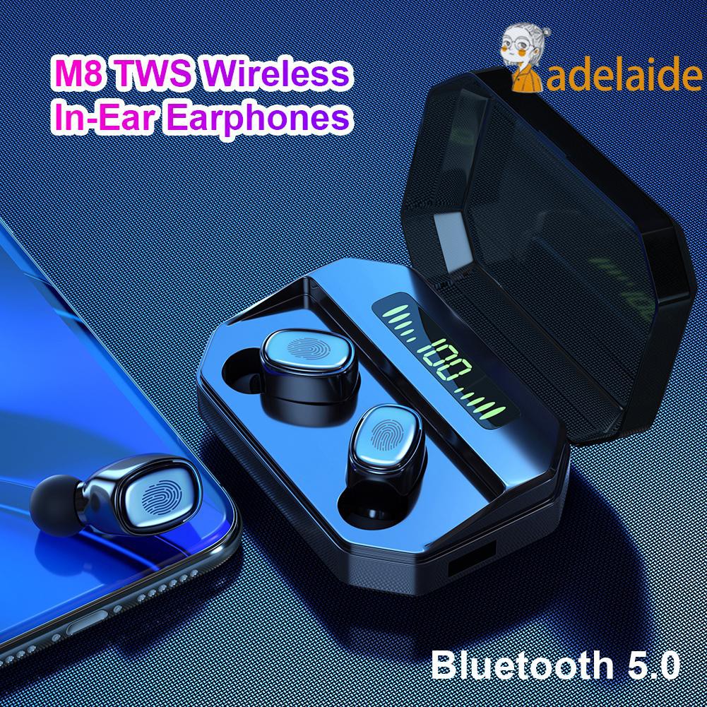 Tai Nghe Không Dây M8 Tws Kết Nối Bluetooth 5.0 Kèm Mic