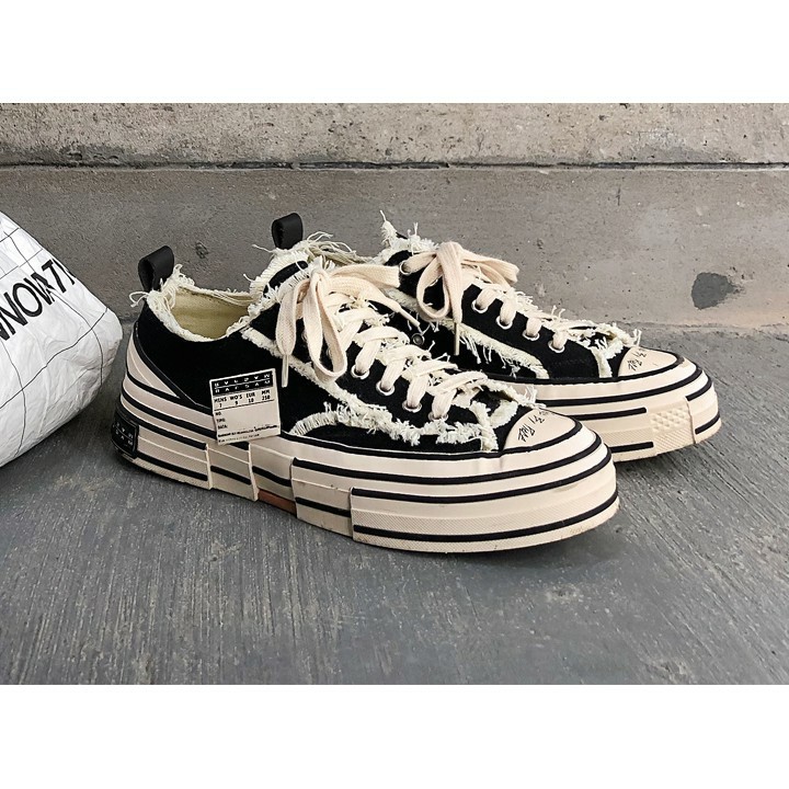 [CLICK NGAY] CV RÁCH đế gỗ ,đế đúc Giày Sneaker Nam Nữ style rách cao 3,5-4cm. | BigBuy360 - bigbuy360.vn