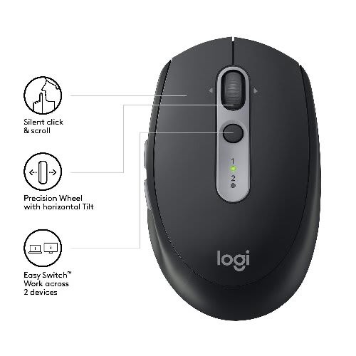 Chuột Không Dây Logitech M590 Slient wireless Hàng Chính Hãng