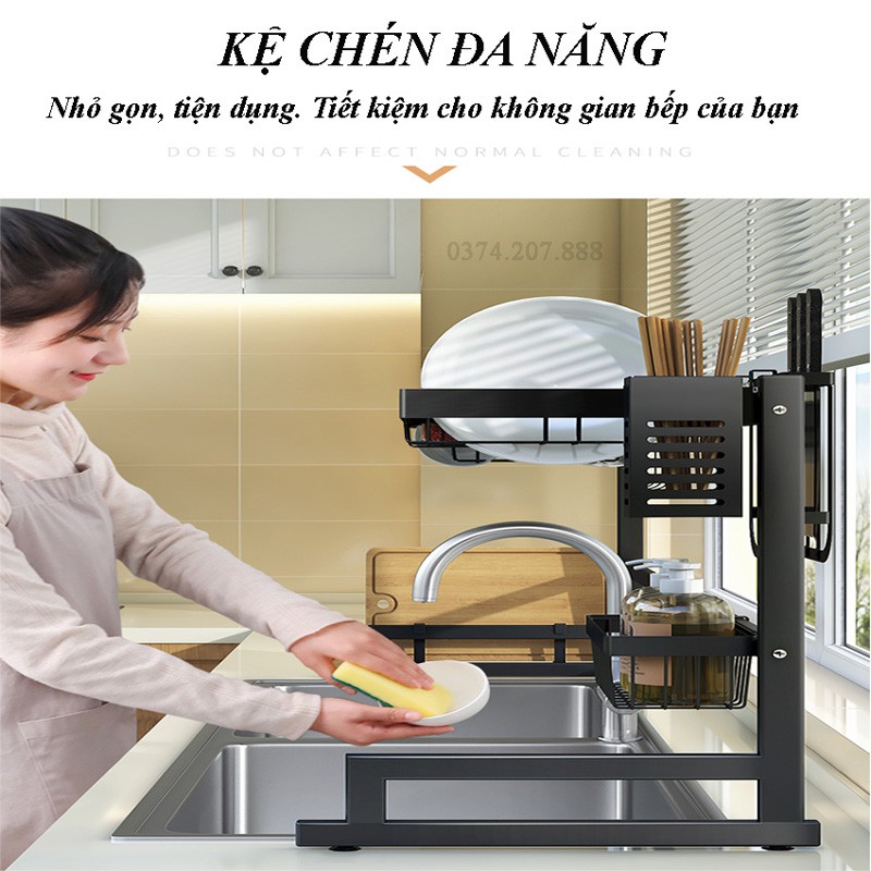 Kệ Chén Đa Năng, Giá Để Bát Đũa Tiện Lợi INOX Cao Cấp Jun.Home | BigBuy360 - bigbuy360.vn