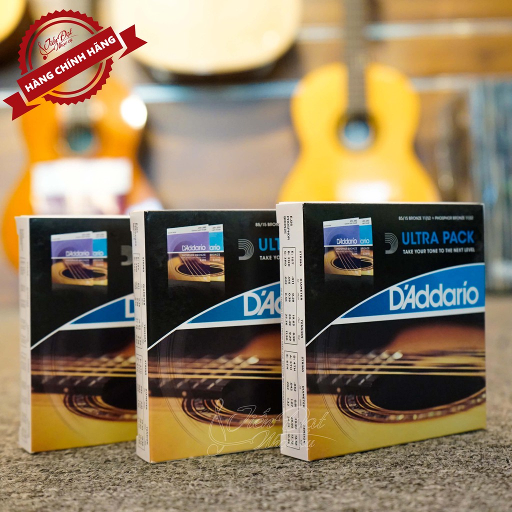 Combo 2 Bộ Dây ULTRA PACK D'Addario EZ910-EJ26 Nhập Khẩu Chính Hãng Mẫu Mới Nhất