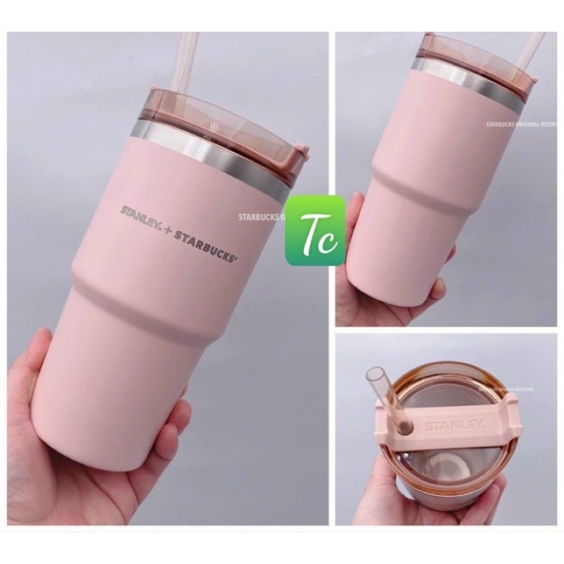 Ly giữ nhiệt chất liệu 304 cao cấp kèm ống hút fullbox