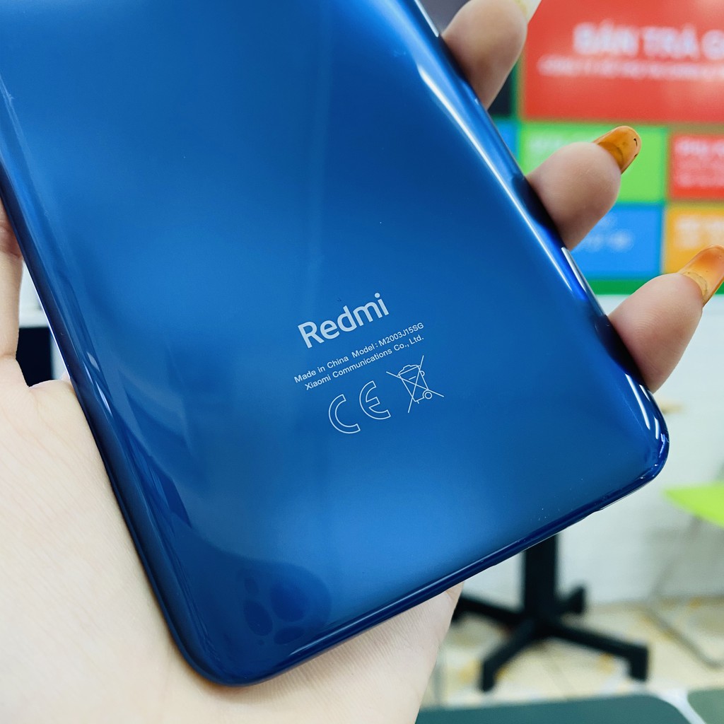 Nắp lưng Xiaomi Redmi Note 9, mặt kính lưng Redmi Note 9, xiaomi gauguin linh kiện đẹp 9/10 zin