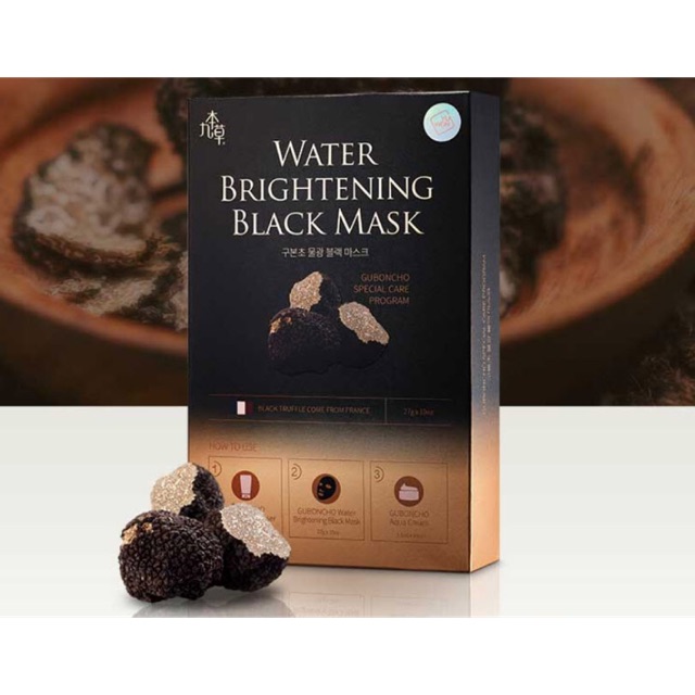 Mặt nạ thải độc Guboncho water Brightening Black Mask ( Hàng xách tay )