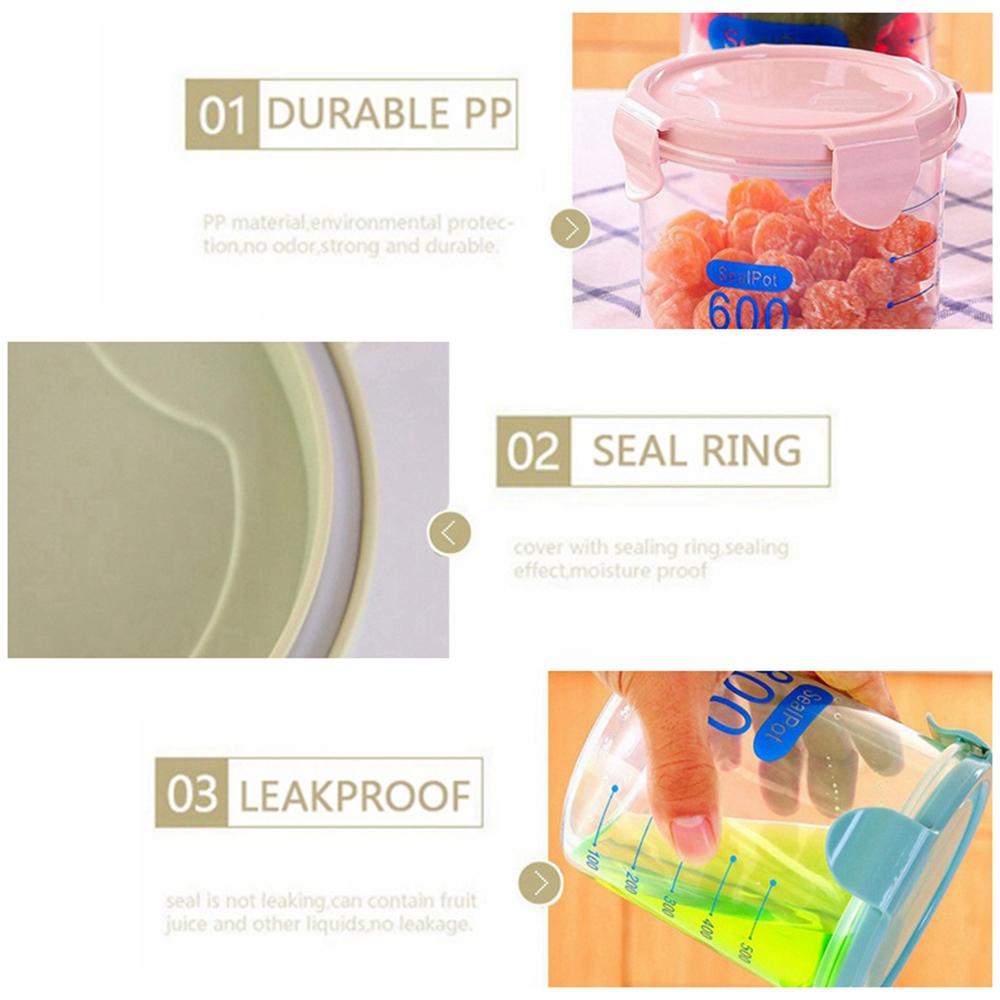 Hộp Nhựa PP Trong Suốt Đựng Thực Phẩm Khô