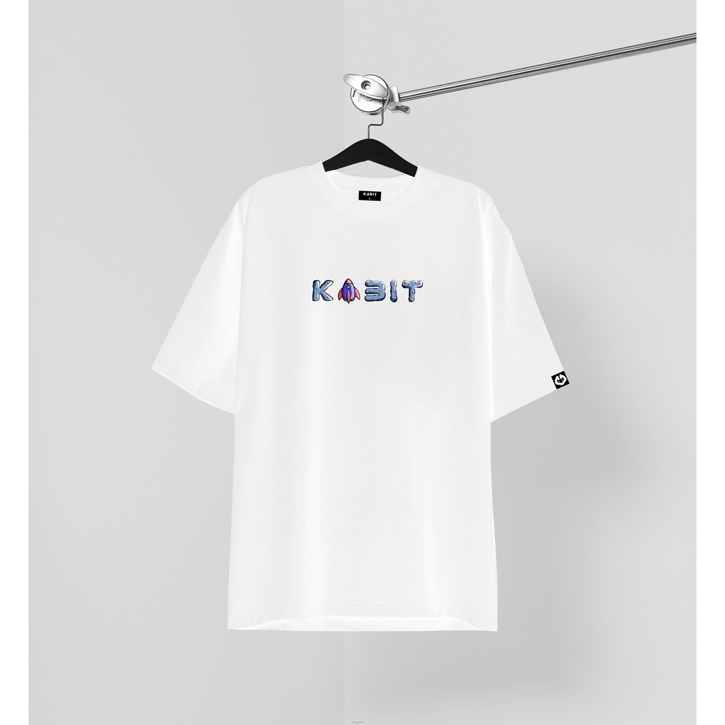 Áo Thun Mèo Phi Hành Gia Kabit - Unisex nam nữ Cotton form rộng - Kabit KMP01 | BigBuy360 - bigbuy360.vn