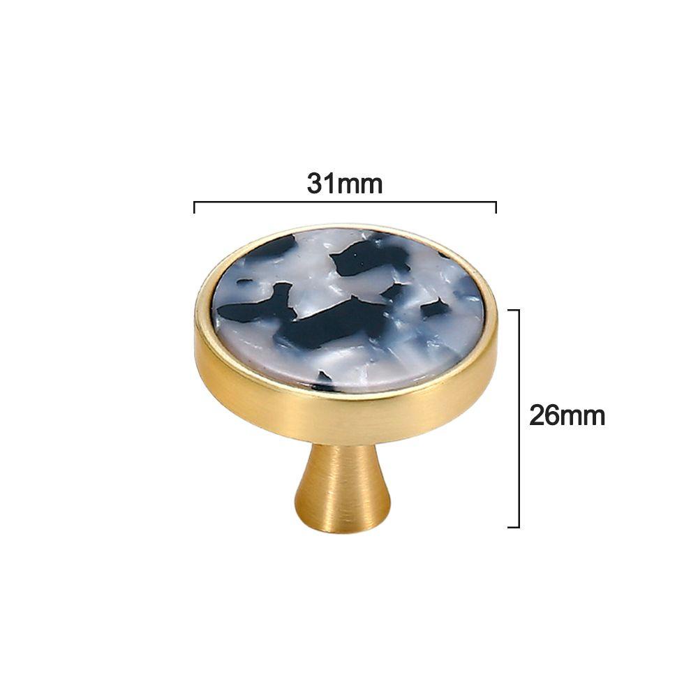 Tay Nắm Cửa Tủ Bằng Hợp Kim Kẽm Họa Tiết Cẩm Thạch Châu Âu