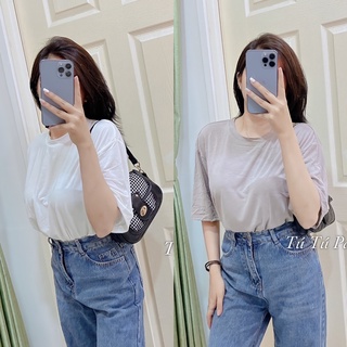 Áo thun trơn form to basic full màu