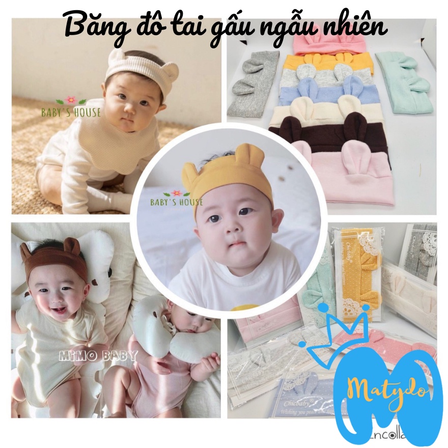 Mũ nón băng đô Turban cho trẻ nơ đội đầu cho bé gái tuban mùa hè 0 đến 2 tuổi