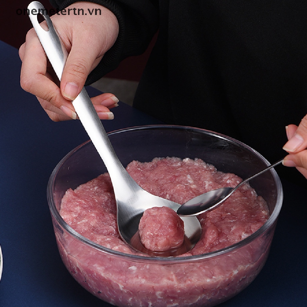 Dụng cụ làm thịt viên bằng thép không gỉ chống dính đa năng tiện dụng