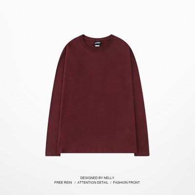 Áo thun trơn Nelly dài tay 100% cotton basic