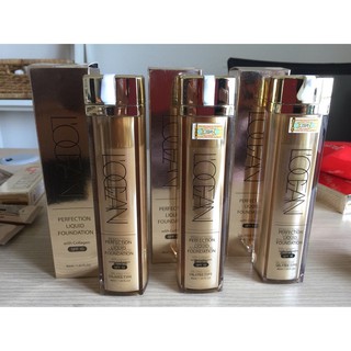 [si sll] Kem lót nền Locean Perfection Liquid Foundation With Collagen – 40ml tăng cường độ dưỡng ẩm cho làn da mềm mại