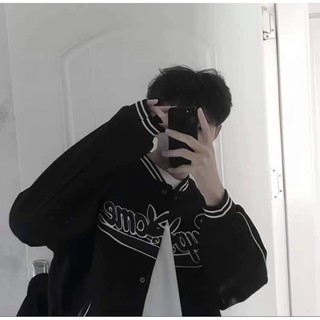 ÁO KHOÁC BOMBER SUPREME ĐEN