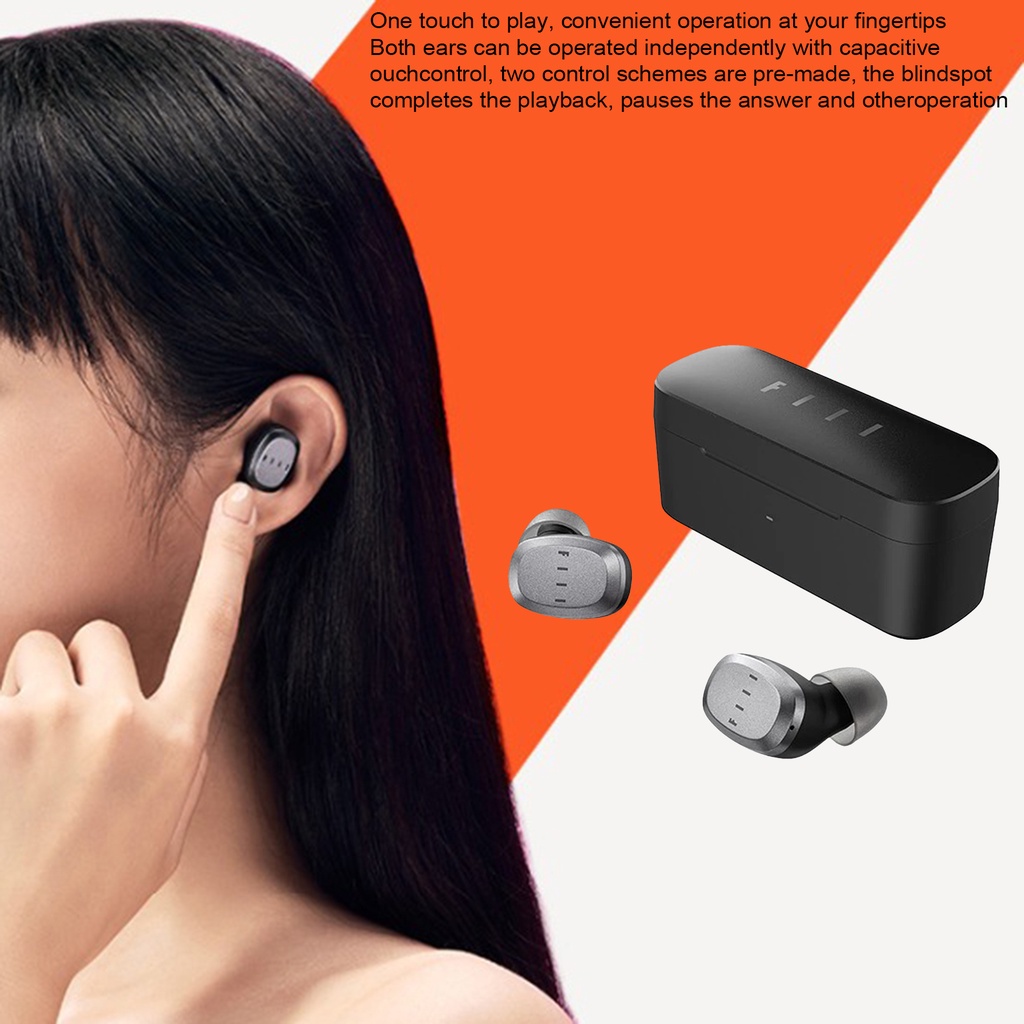 Tai nghe không dây Fiil T1 Lite Tws bluetooth 5.2 không thấm nước Ipx7 kèm mic