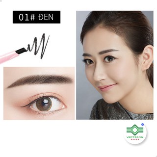 MAYCREATE – Chì kẻ mày 2 đầu chải mày Multi Purpose Eyebrown Pencil_VT044