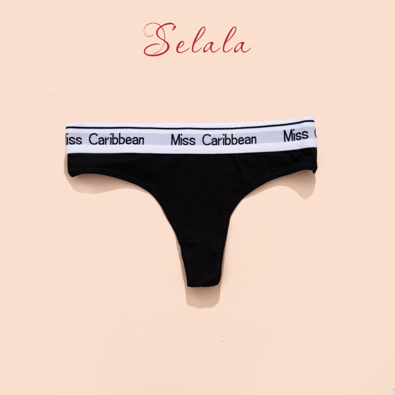Quần Lót Lọt Khe Selala Gợi Cảm Tôn Vòng 3 Thông Thoáng Miss Caribbean QLK04