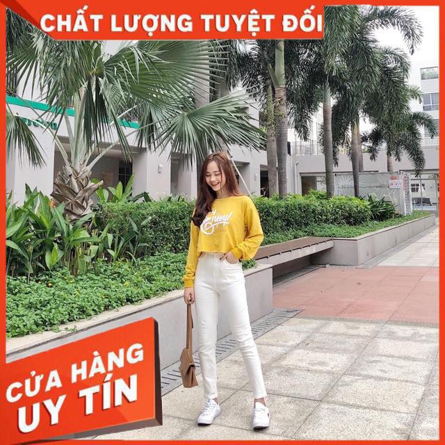 QUẦN BAGGY JEANS TRẮNG TRƠN VNXK HÀNG ĐẸP- có ảnh thật trải sàn