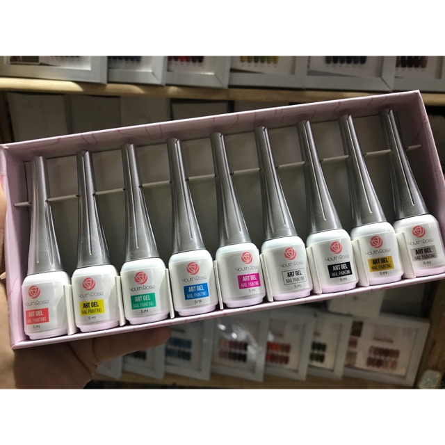 Set cọ nét Rose - Phụ kiện Nail