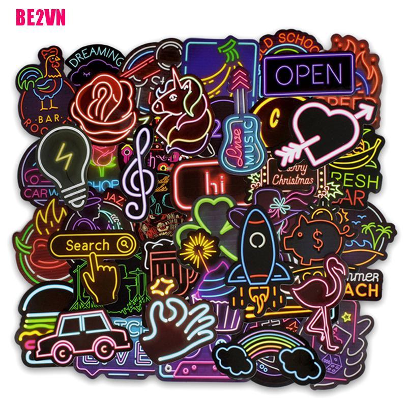 Set 50 Đèn Neon Trang Trí Đa Năng Tiện Dụng