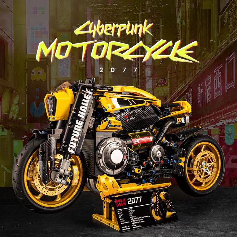 Đồ chơi Lắp ráp mô hình Technic XE MOTO 10506 Harley punk 2017 mẫu cá tính