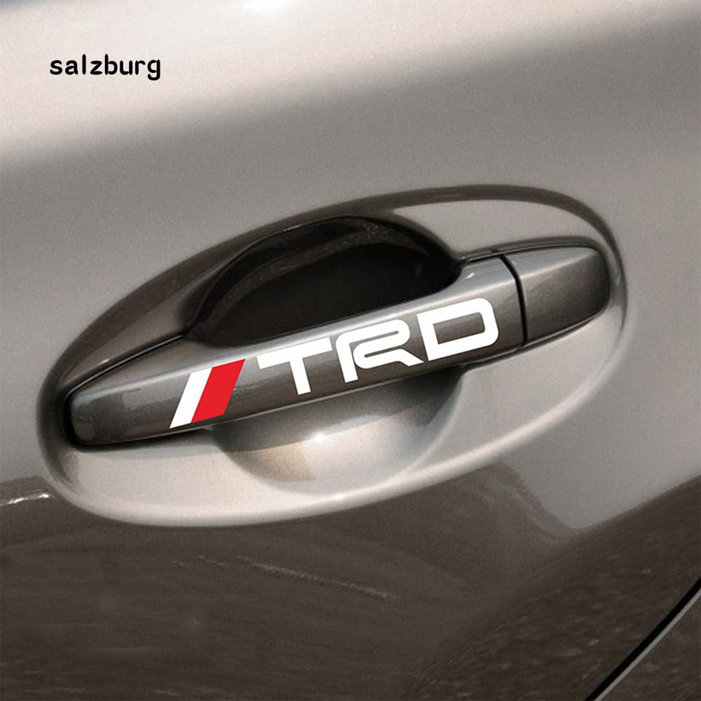 Set 4 miếng dán tay nắm cửa tiện dụng cho xe hơi | BigBuy360 - bigbuy360.vn