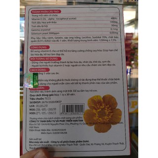 🌻🌻OSKIN VITAMIN E ĐỎ ( BAO HÀNG CHUẨN CÔNG TY )🌻🌻