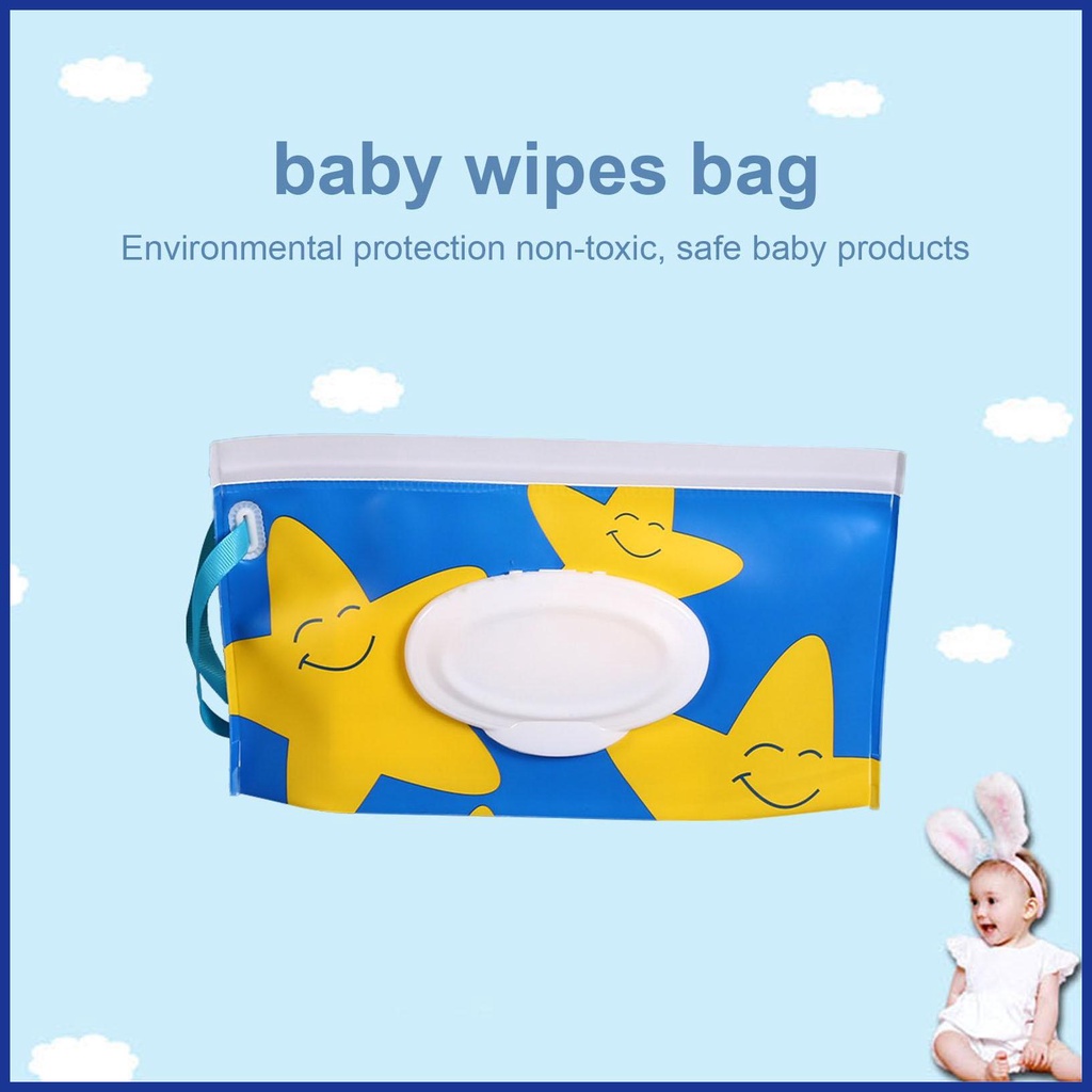 Hộp Đựng Khăn Ướt Có Thể Bơm Đầy Lại Kèm Giá Đỡ Khăn Ướt Tiện Dụng Cho Gia Đình