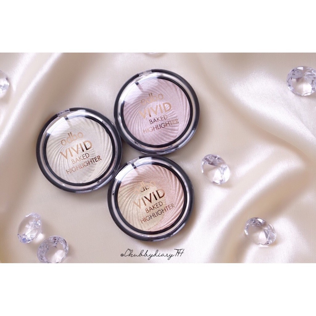 Phấn bắt sáng Odbo Vivid Baked Highlighter ( OD106 ) | BigBuy360 - bigbuy360.vn