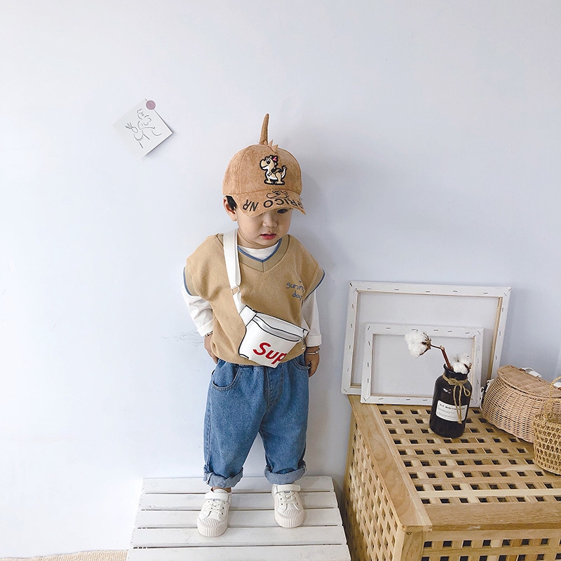 Túi Đeo Chéo In Chữ Đáng Yêu Cho Bé