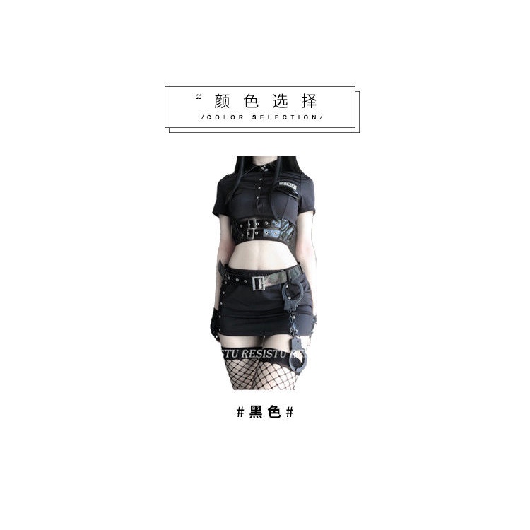 Bộ đồ cosplay nữ cảnh sát phong cách quyến rũ