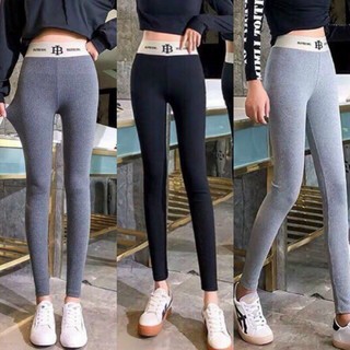 Quần legging len tăm cạp cao gen bụng thời trang dày dặn co giãn