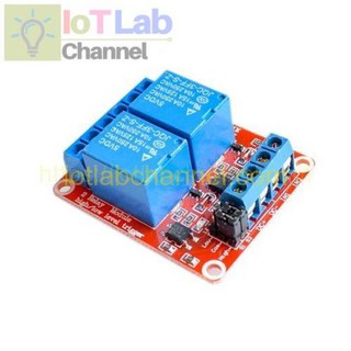 Mạch điều khiển 2 relay với opto cách ly 5V v2