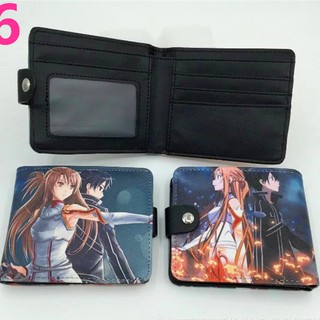 Ví ngắn họa tiết Sword Art Online Kirito Asuna